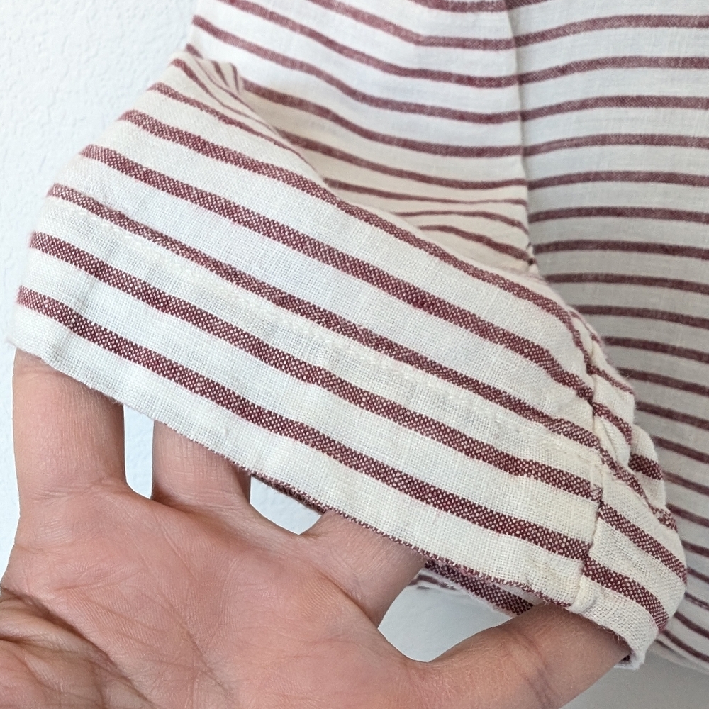Artisan NY Long Sleeve Linen Striped Top - Picture 7 of 8